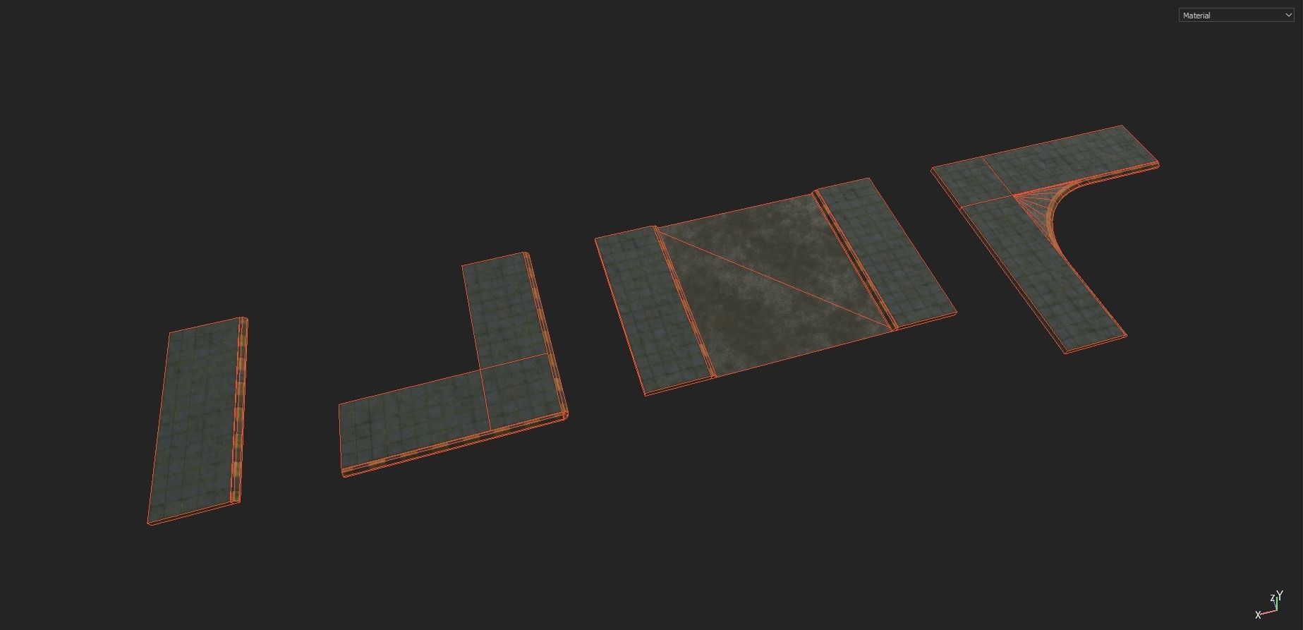 Street Props Pack 1 Low-poly 3D model_16