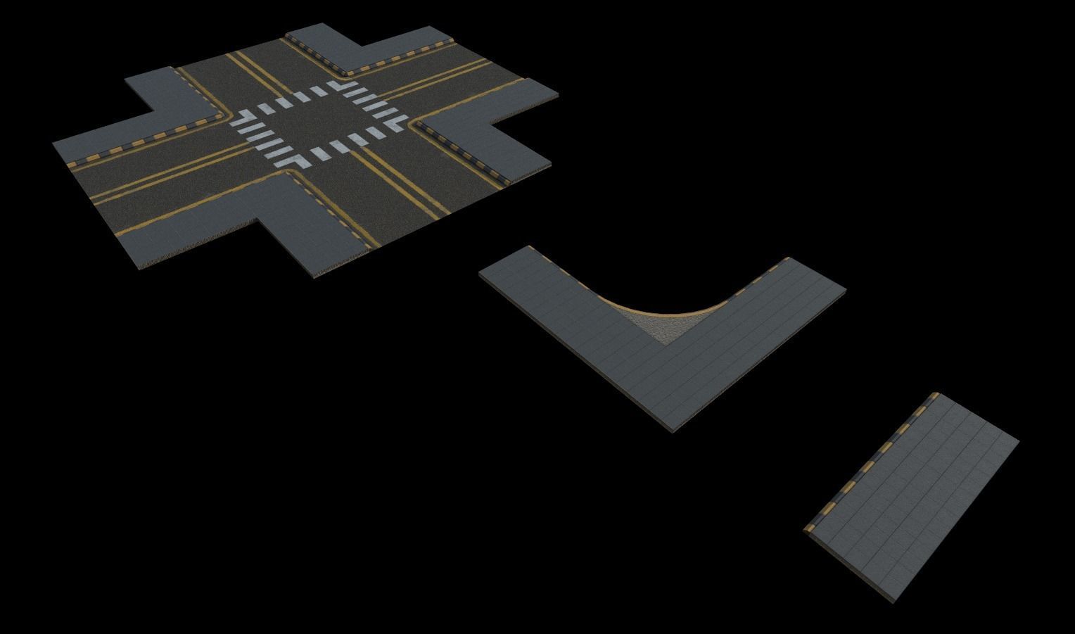 Street Props Pack 1 Low-poly 3D model_5