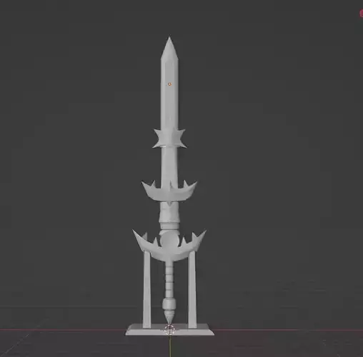 Star Sword with stand - letter opener