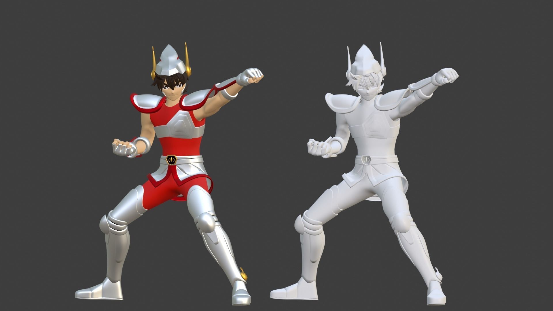 Pegasus Seiya - Saint Seiya 3D model_19