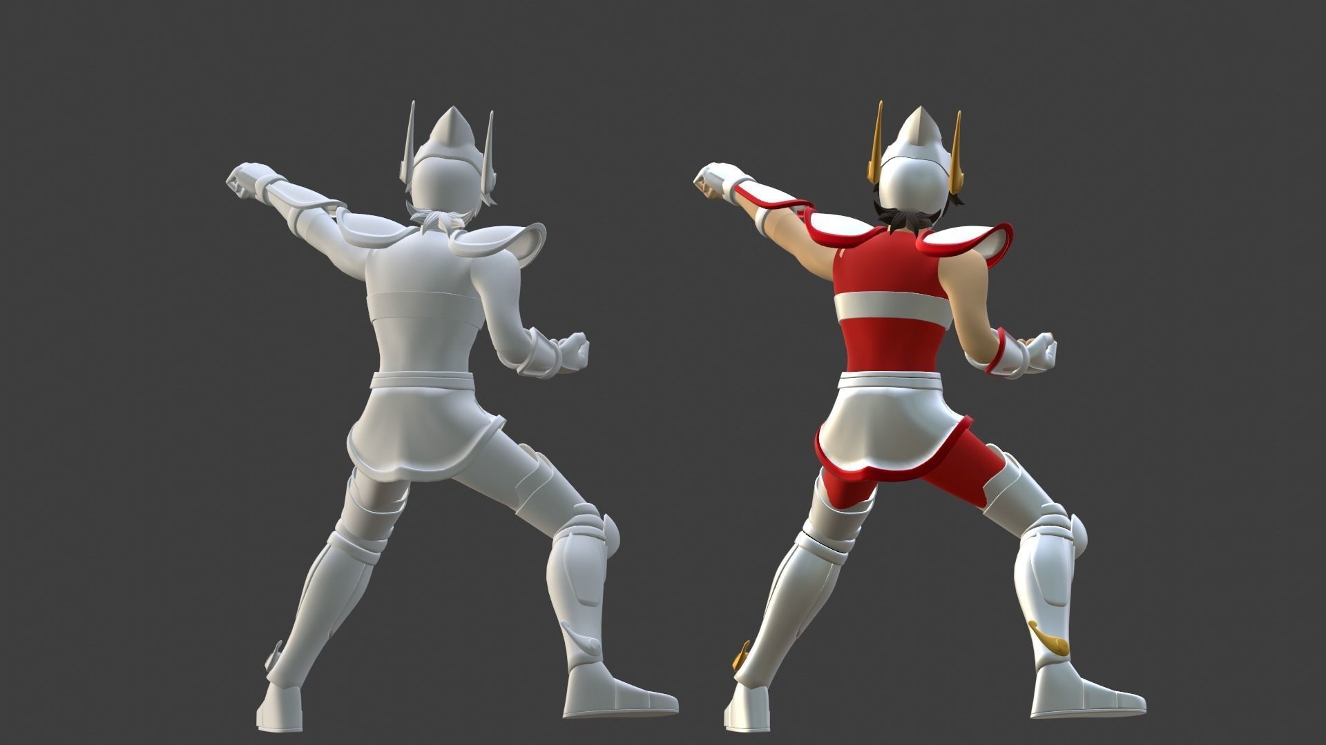 Pegasus Seiya - Saint Seiya 3D model_20