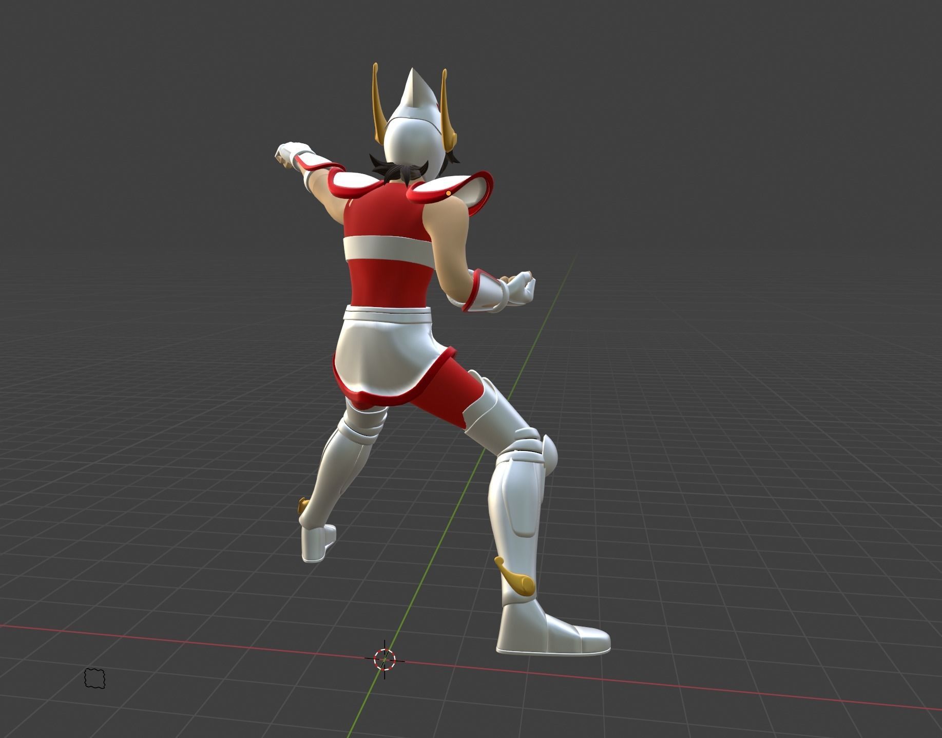 Pegasus Seiya - Saint Seiya 3D model_9