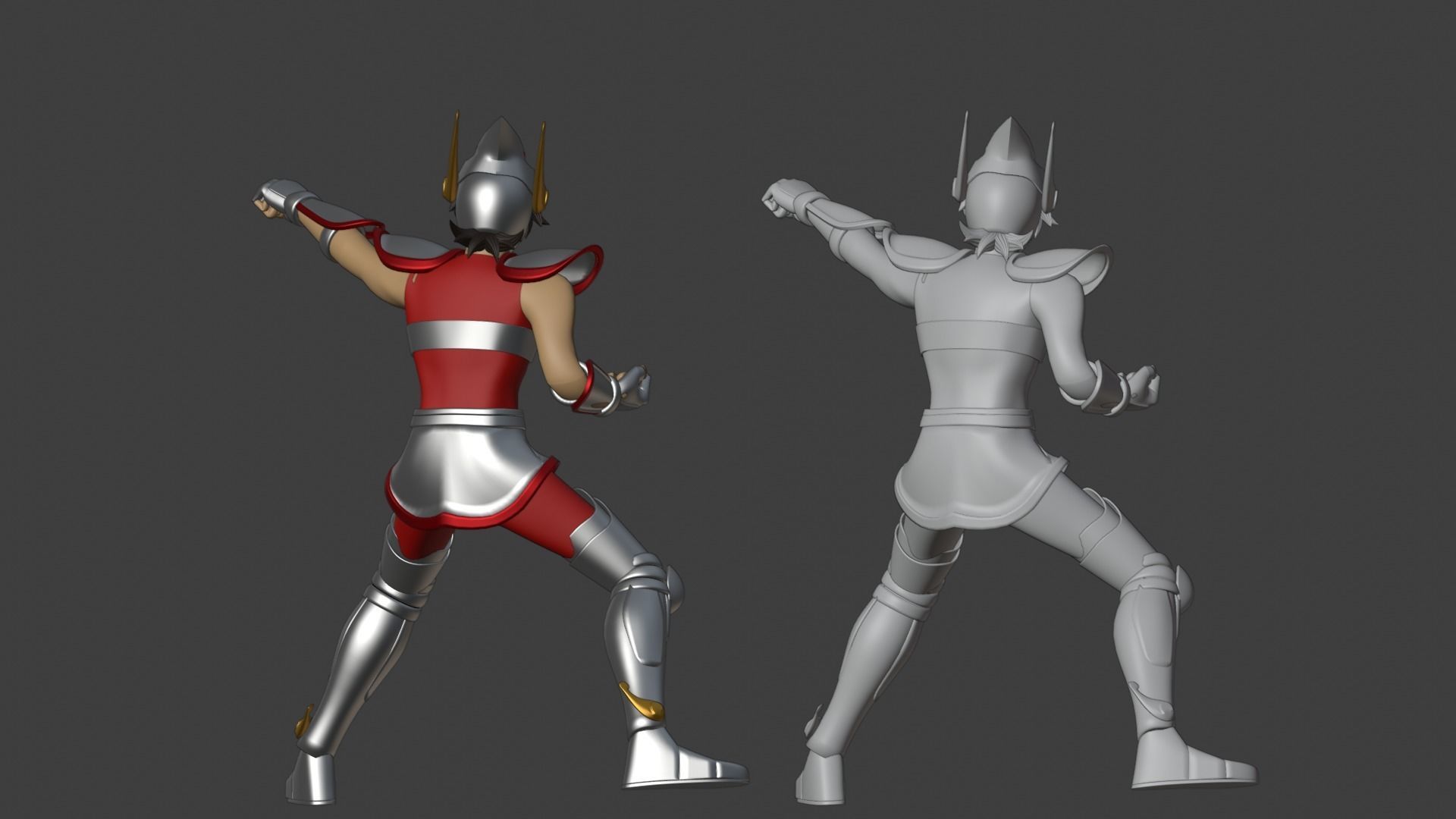 Pegasus Seiya - Saint Seiya 3D model_22