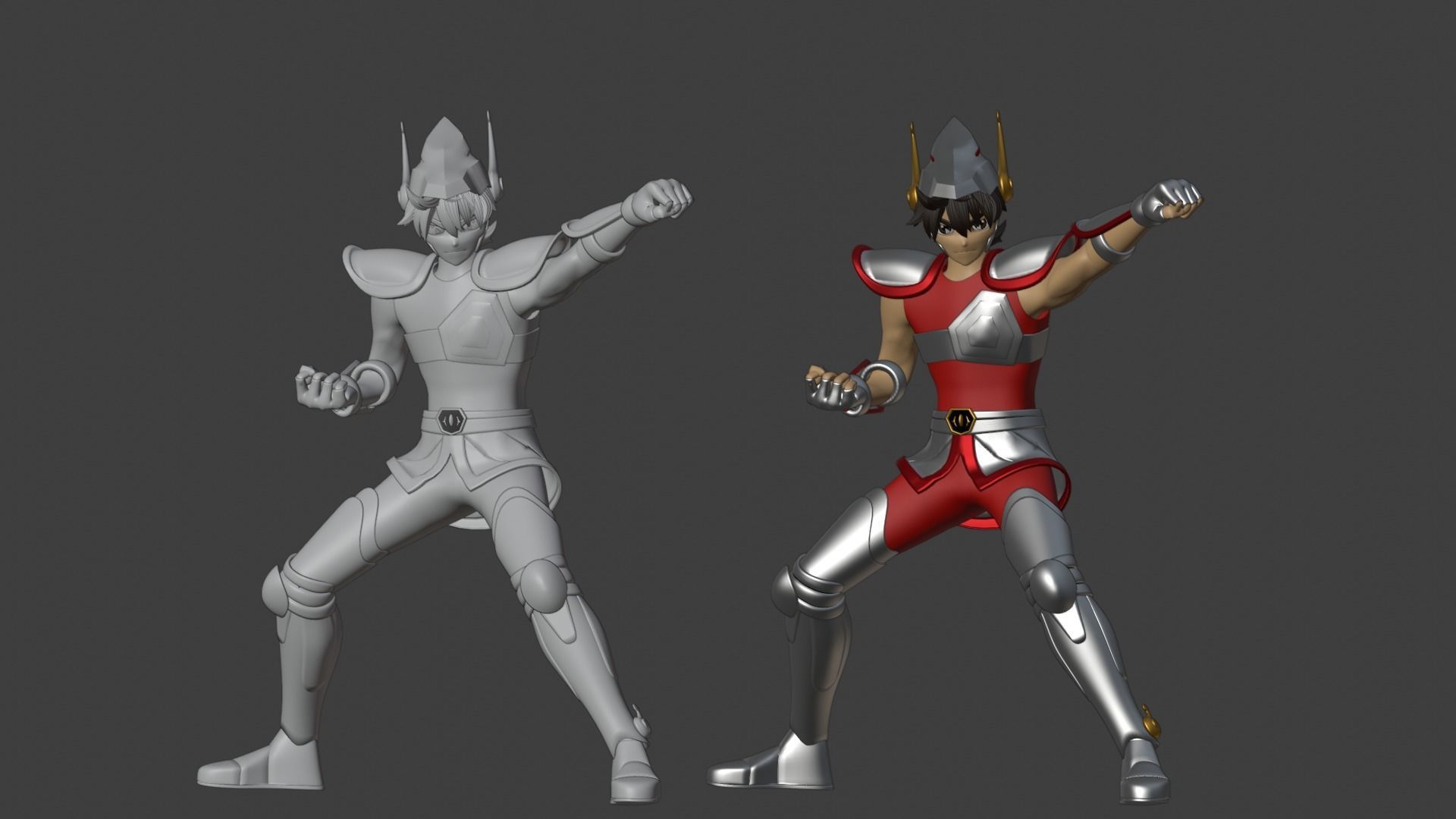 Pegasus Seiya - Saint Seiya 3D model_21