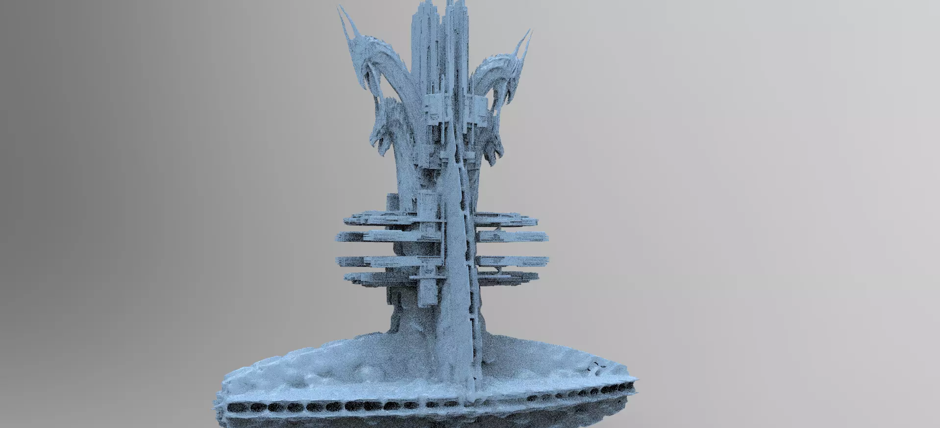 Dragon Cult Elites Tower 1 3D model_0