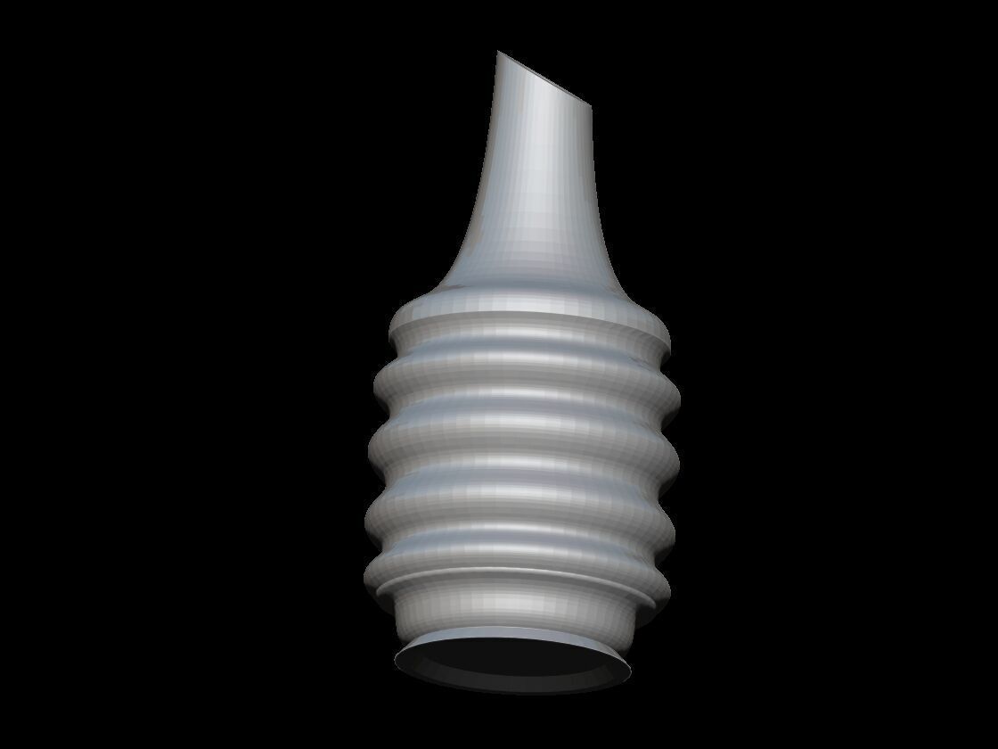 carafe with angled opening 3D print model_2