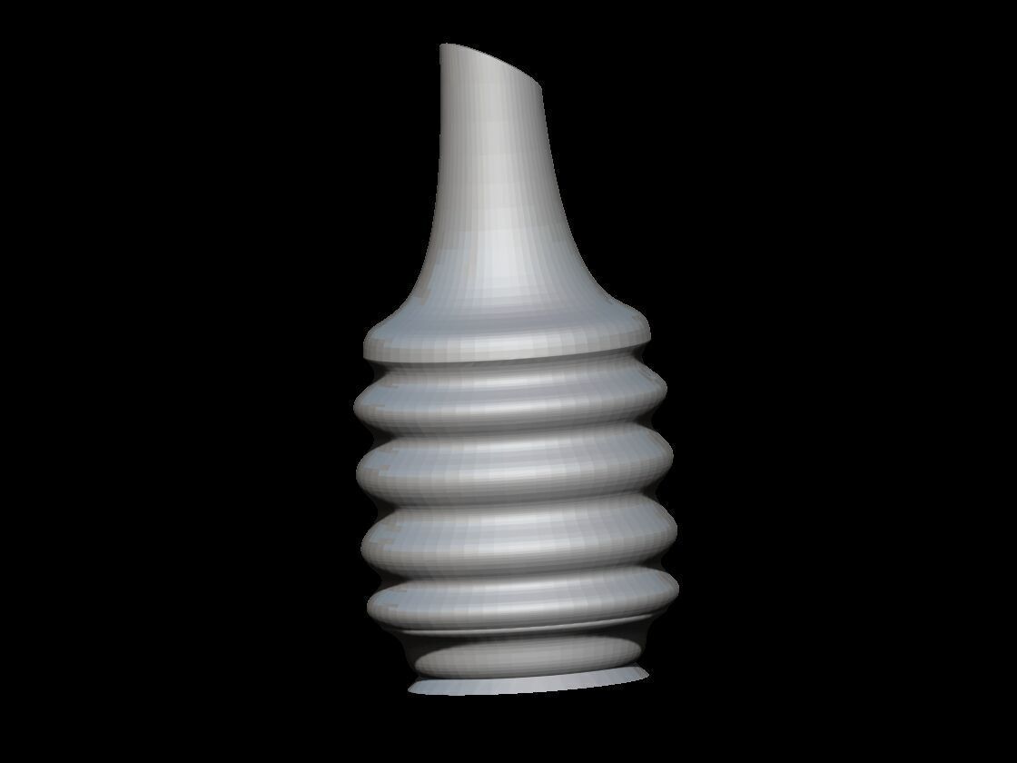 carafe with angled opening 3D print model_3