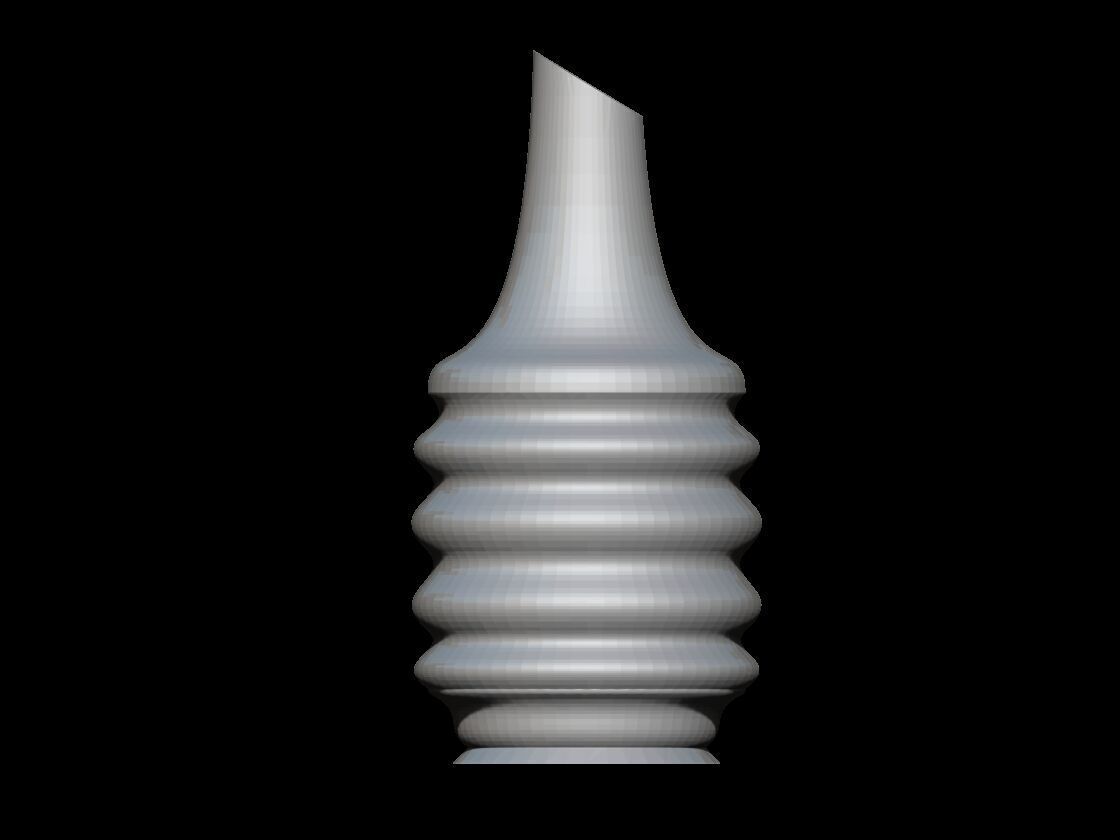 carafe with angled opening 3D print model_1