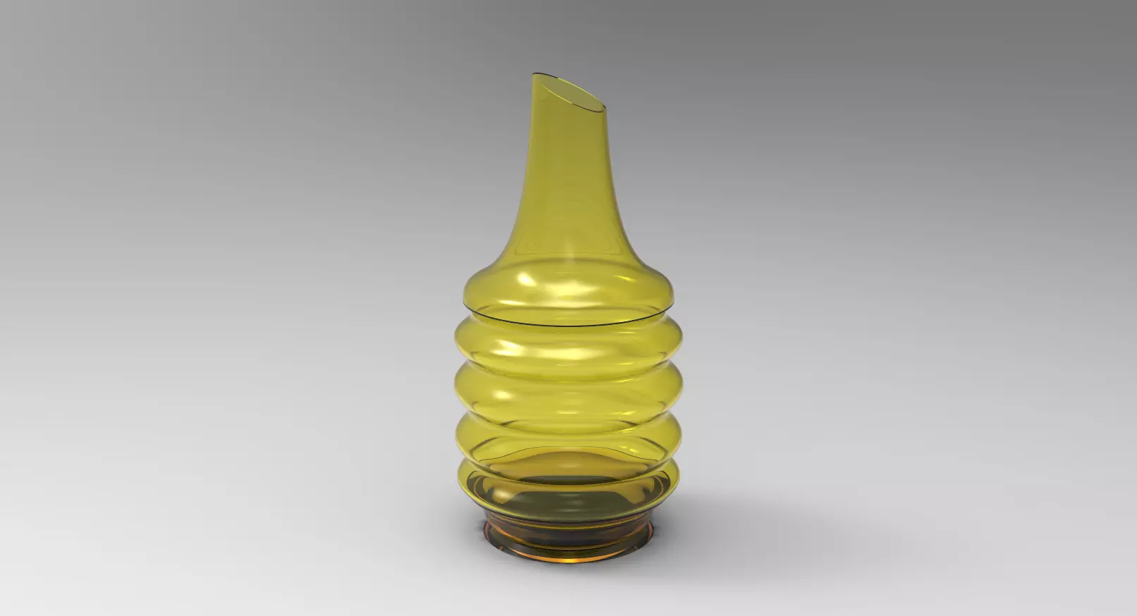 carafe with angled opening 3D print model_0