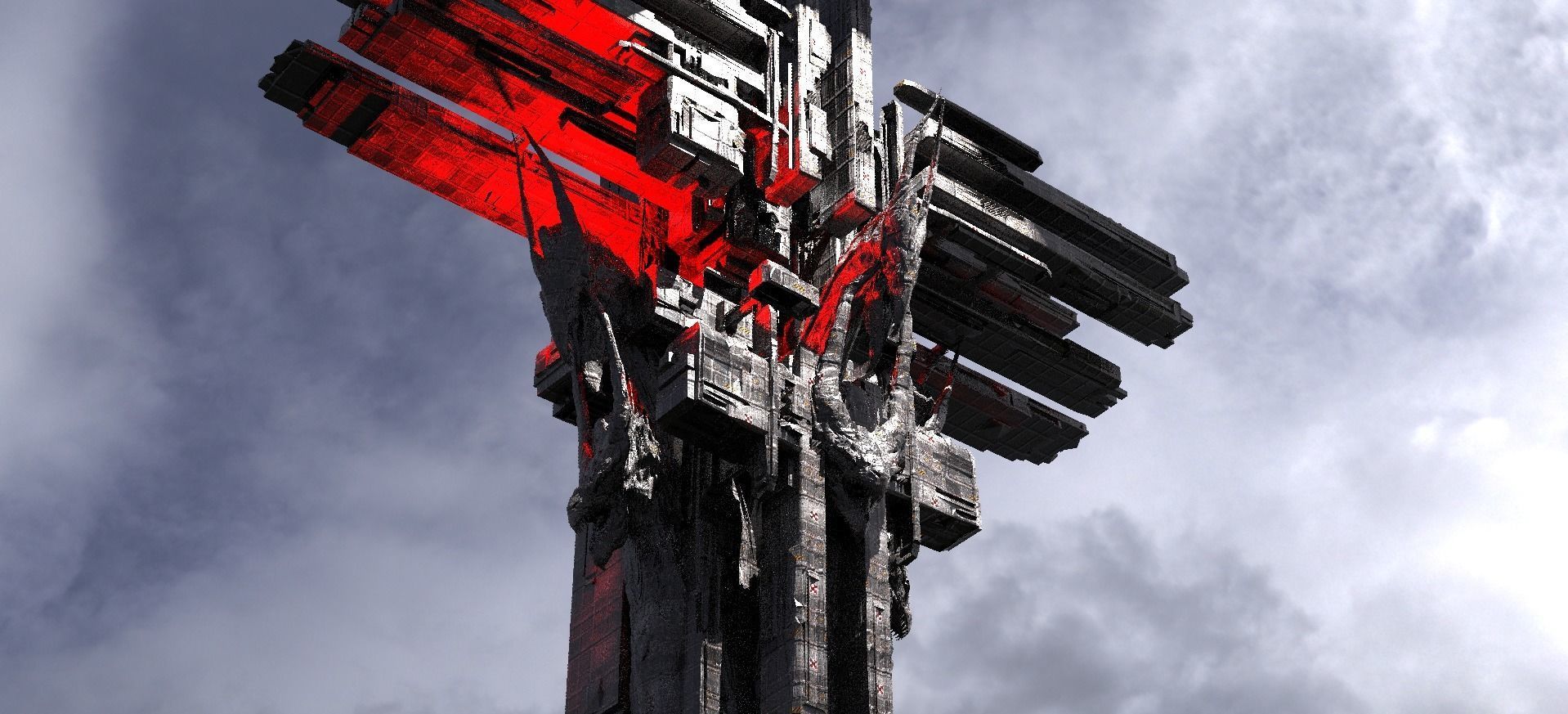 Dragon Cult Elites Tower Kit bash  3D model_1