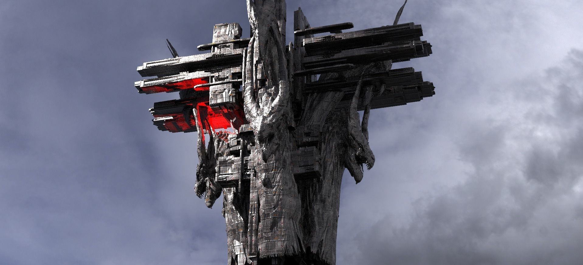 Dragon Cult Elites Tower Kit bash  3D model_2