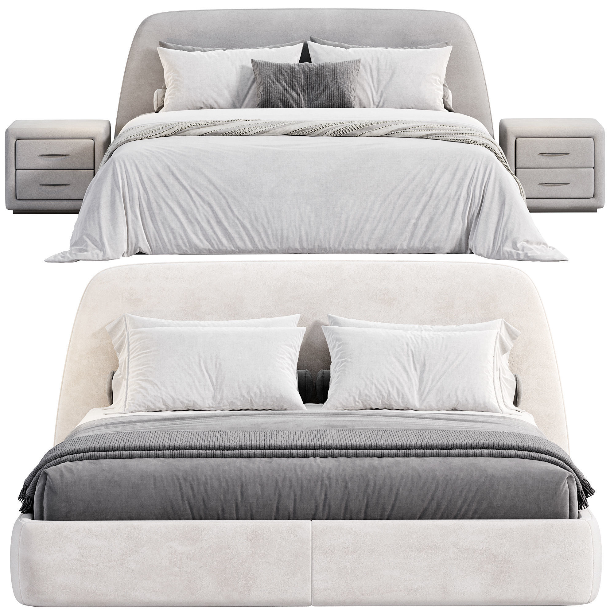 Bed boca slimbed 3D model_5