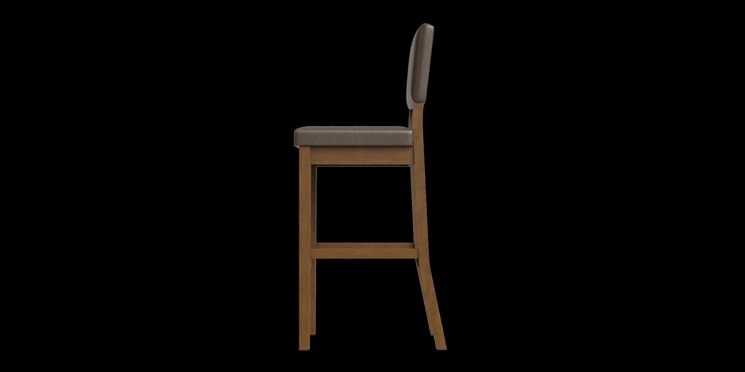 Butler Solid Wood Bar Counter Stool 3D model_8
