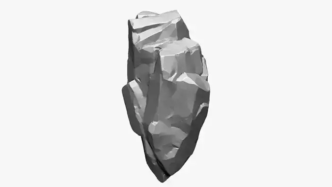 3D Suspended Mountain Zbrush sculpt