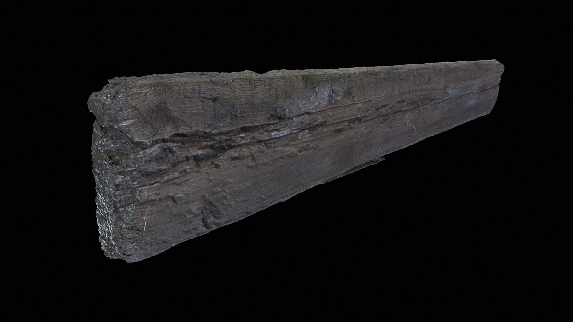 Wood Plank RC Scan 3D model_3