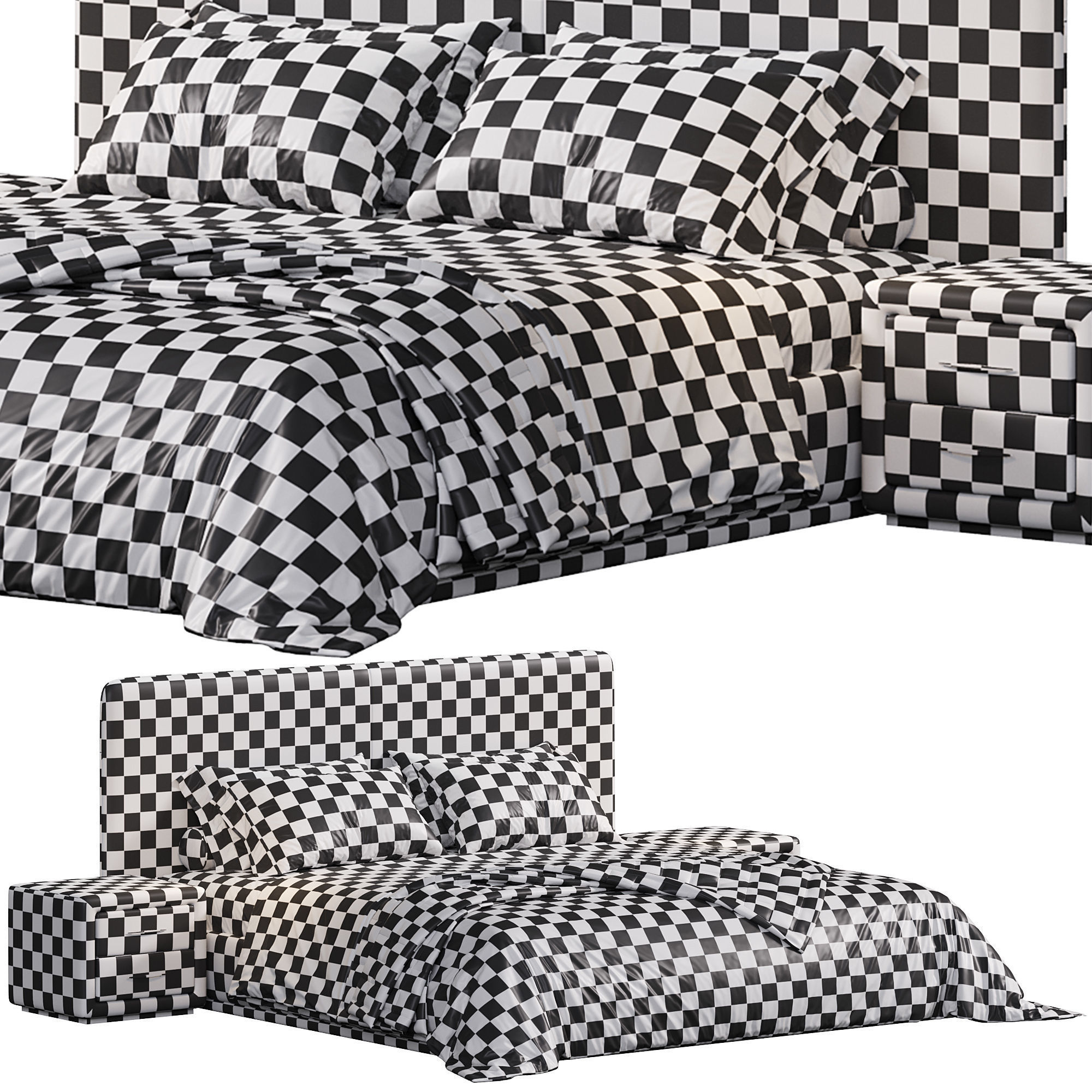 Blo 118 Bed by Desiree 3D model_5