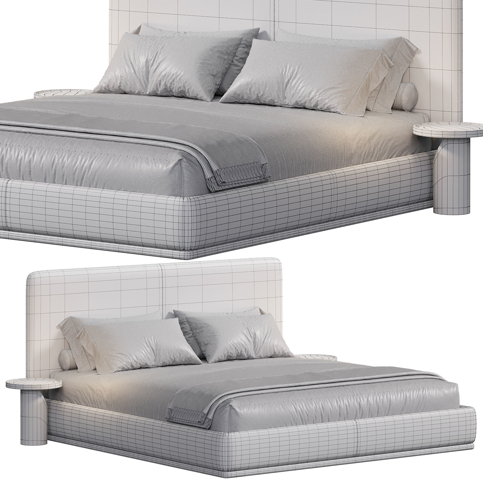 Blo 118 Bed by Desiree 3D model_6