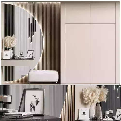 Hallway Set N1 3D model