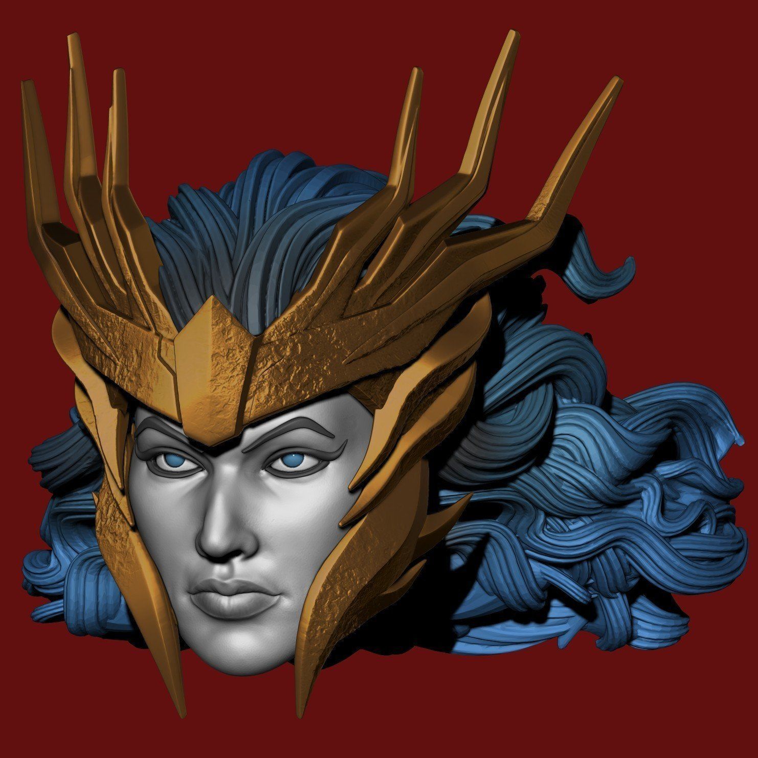 Wonder Woman Death Metal 3D model_1