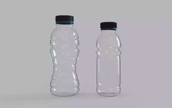 Bottle Low-poly 3D model