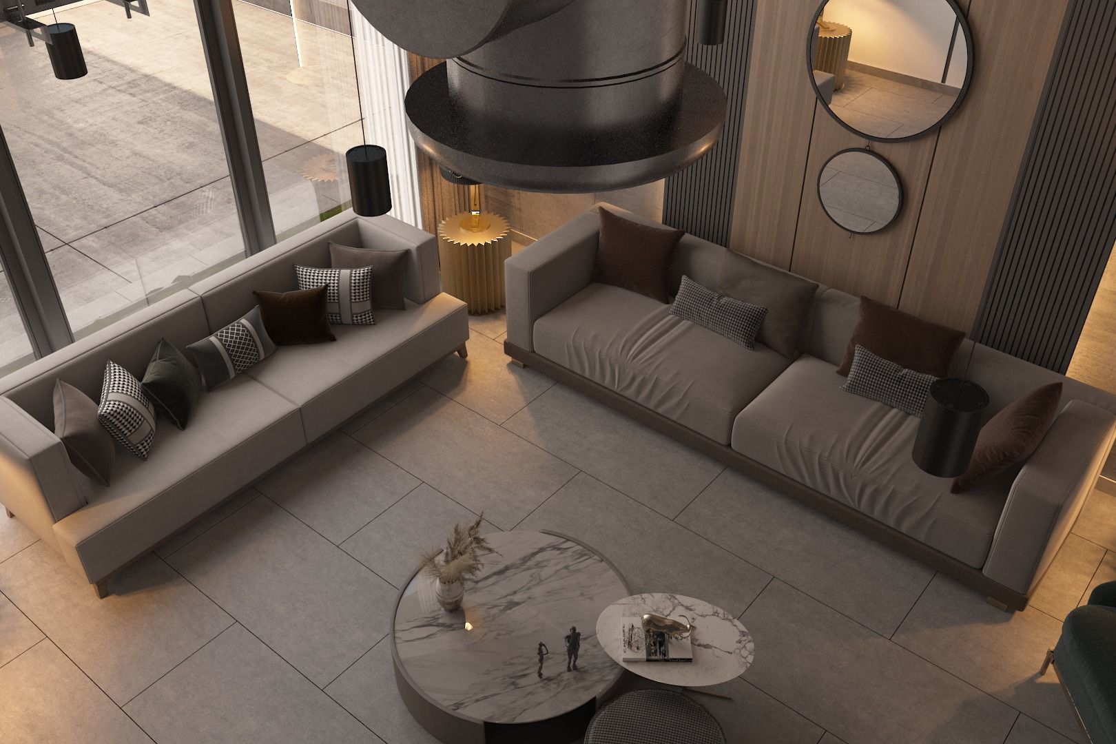 3D Reception - Dining Interior design project 3D model | CGTrader