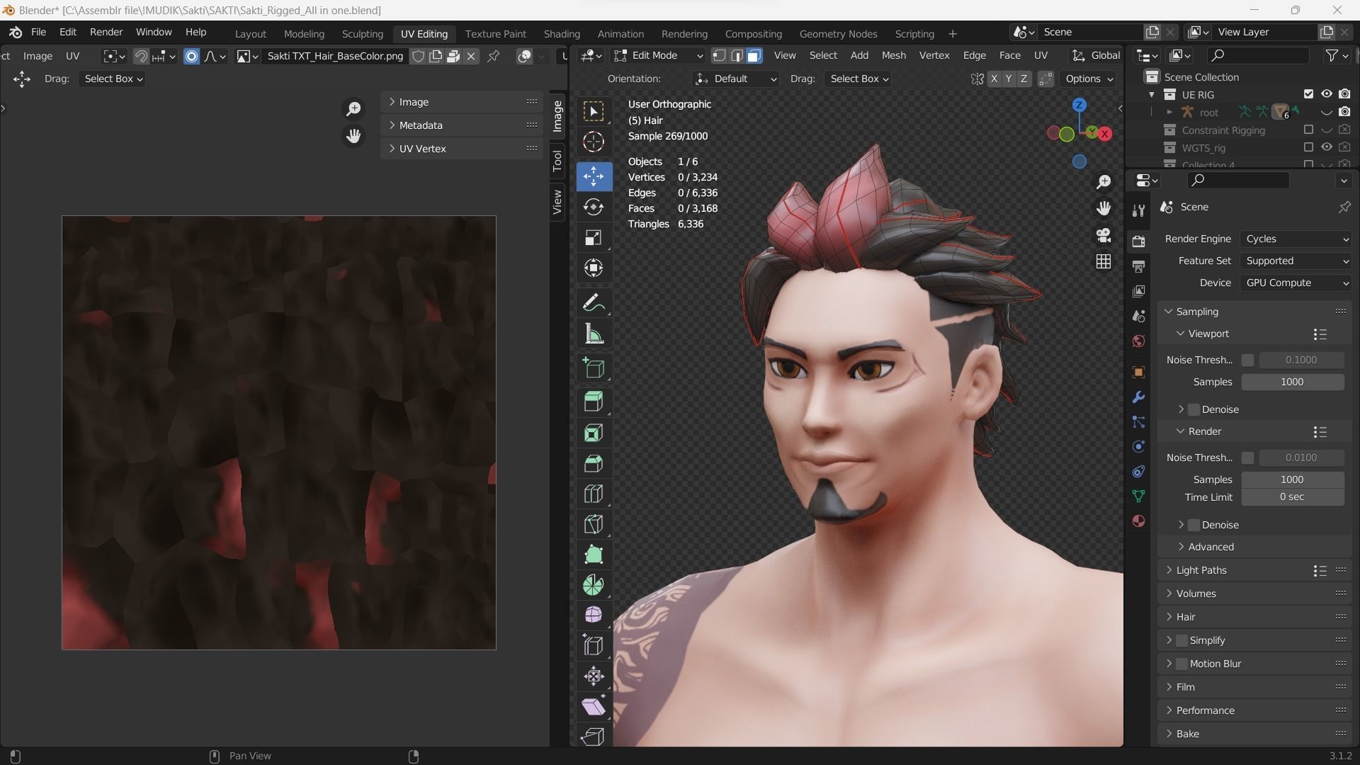 Low Poly Boxer - MMA Fighter - Sakti Low-poly 3D model_23