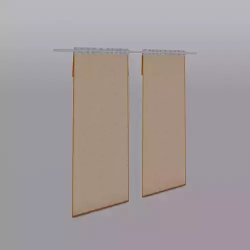 Curtain Length in Linen Mix Beige