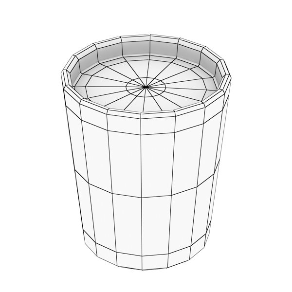 Malibu Shot Glass - High Detailed 3D model_9