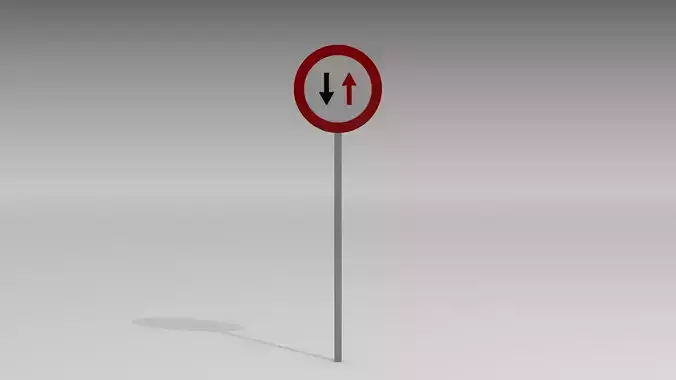 No priority over coming sign