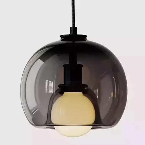Handblown Glass Orb Pendant Light