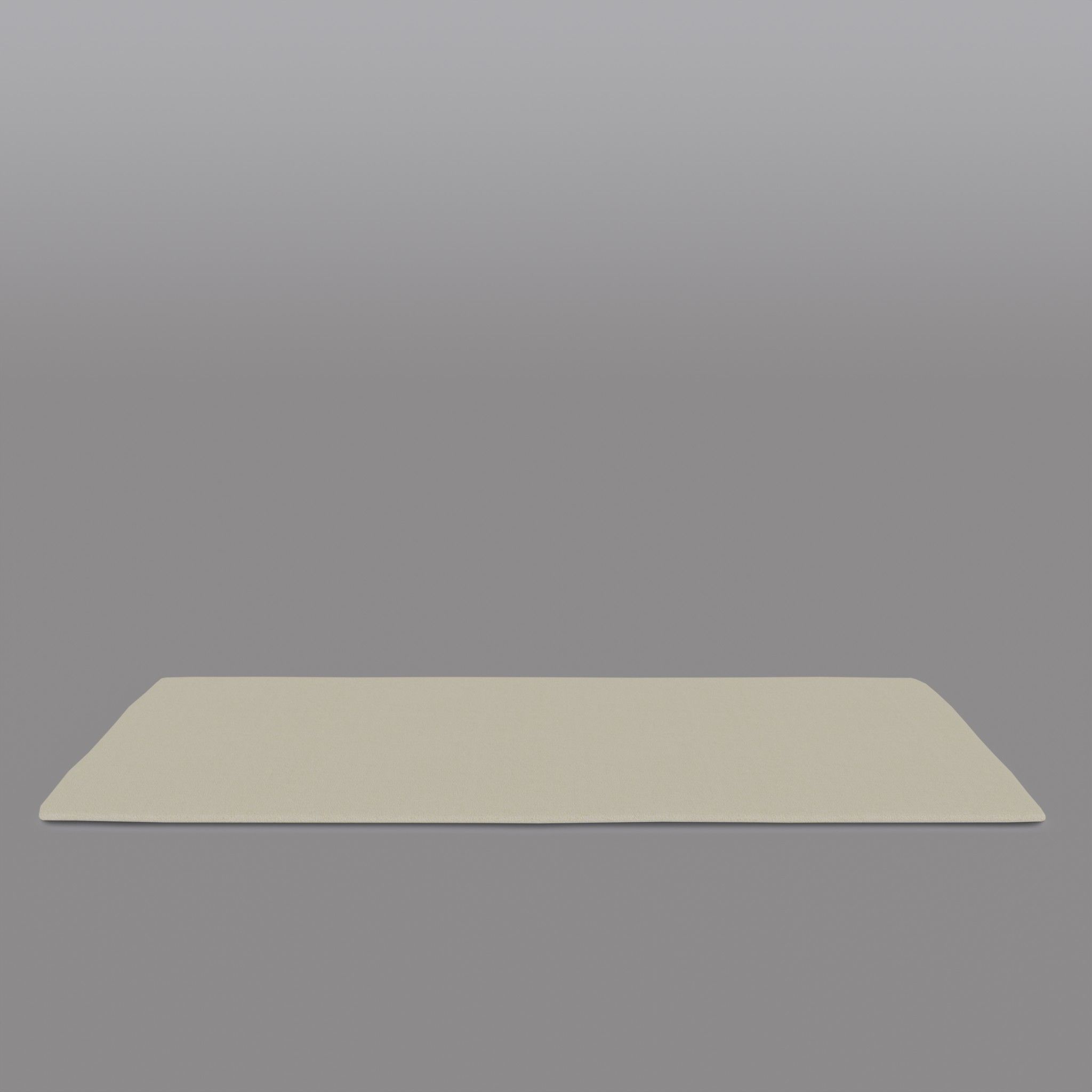 Tufted Rye Cream White Low-poly 3D model_3