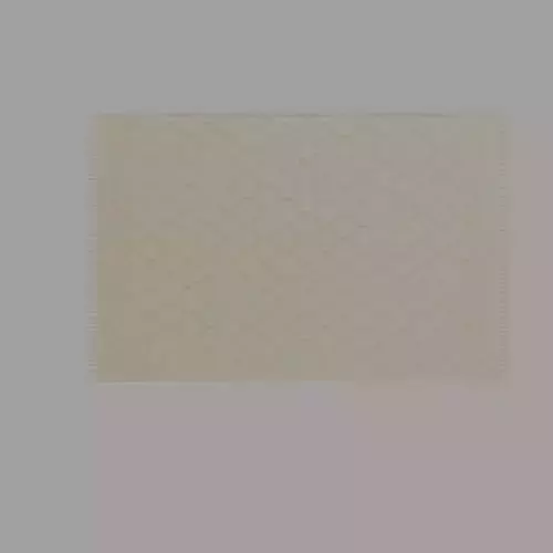 Large Carpet With Tassels Light Beige