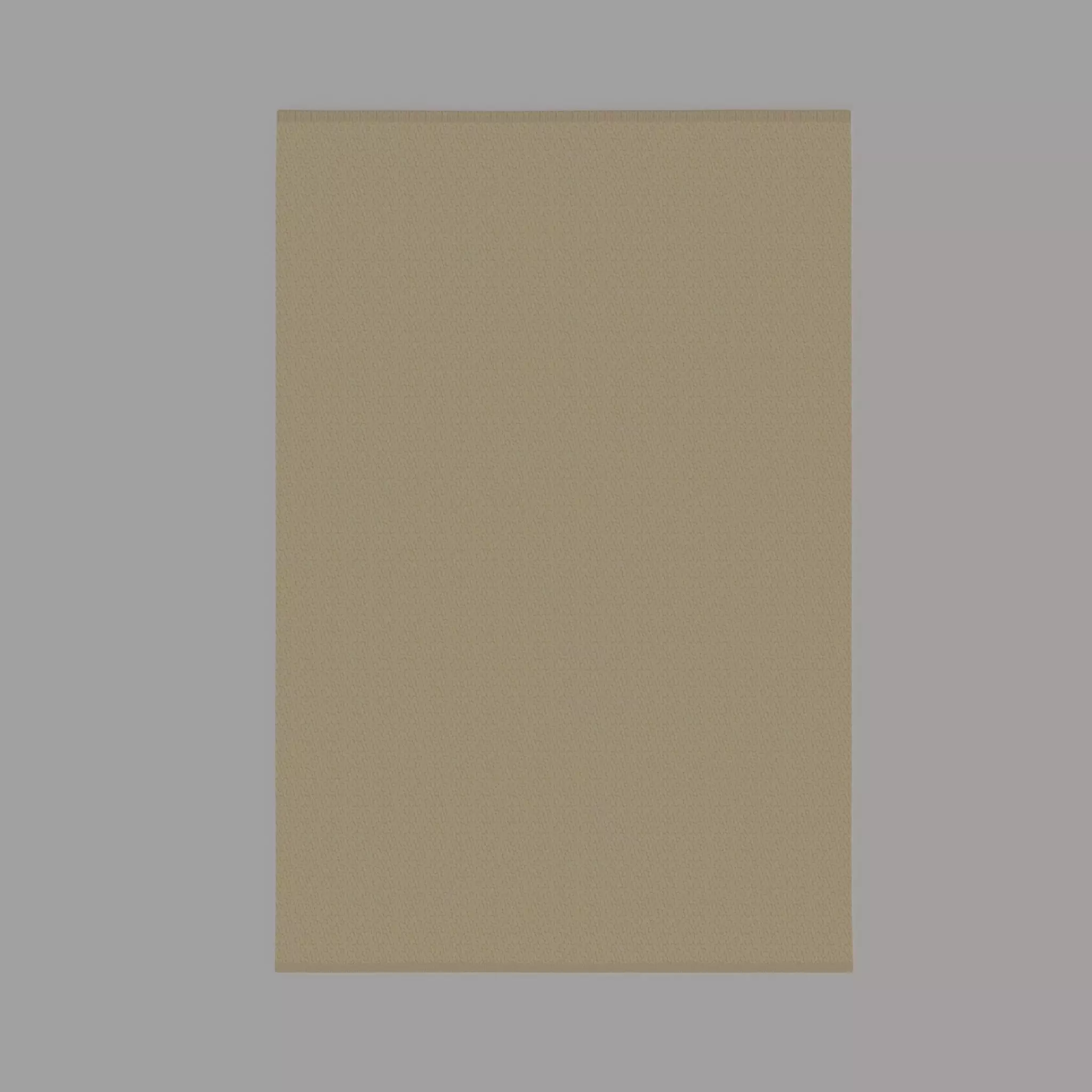 Textured-weave Wool-blend Rug Light Beige Low-poly 3D model_0