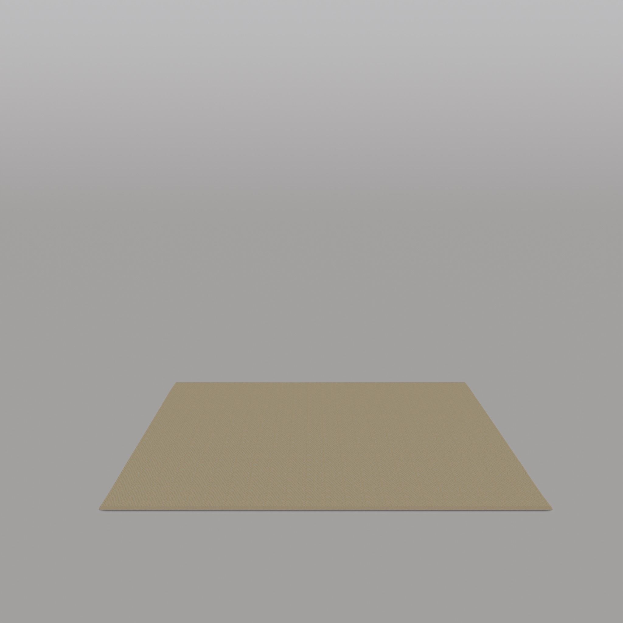 Textured-weave Wool-blend Rug Light Beige Low-poly 3D model_4