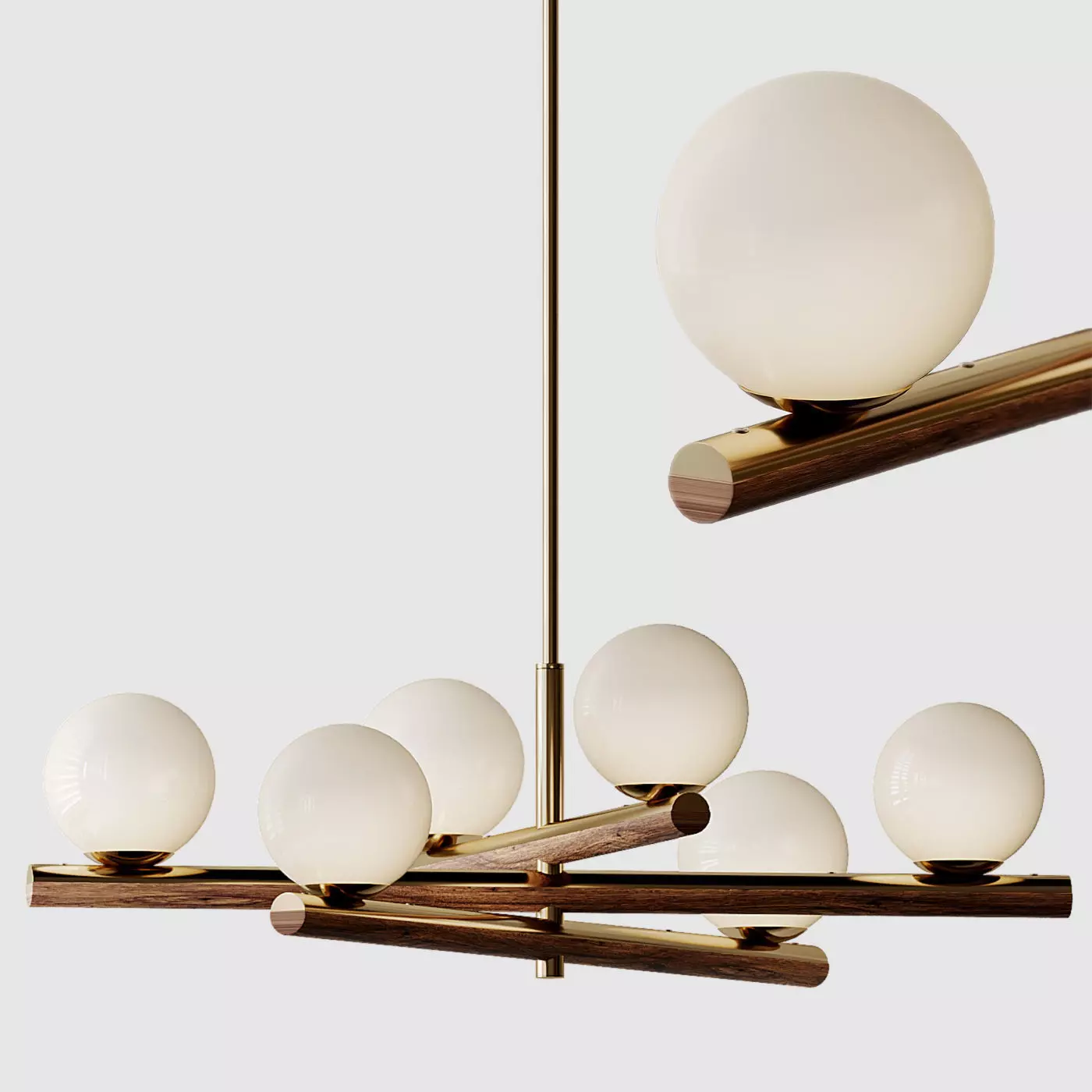 Tanner Chandelier 3D model_0