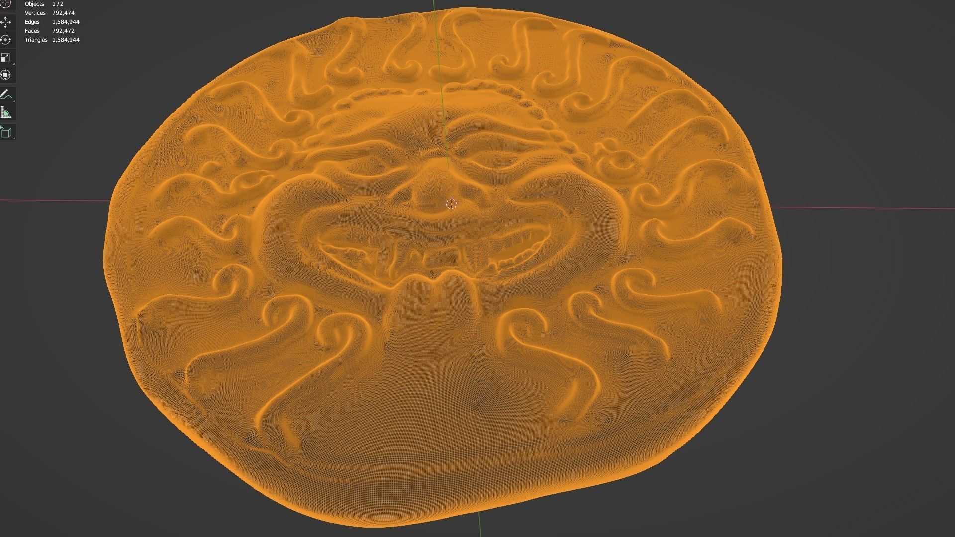 Apollonica Pontica drachm coin 3D print model_7