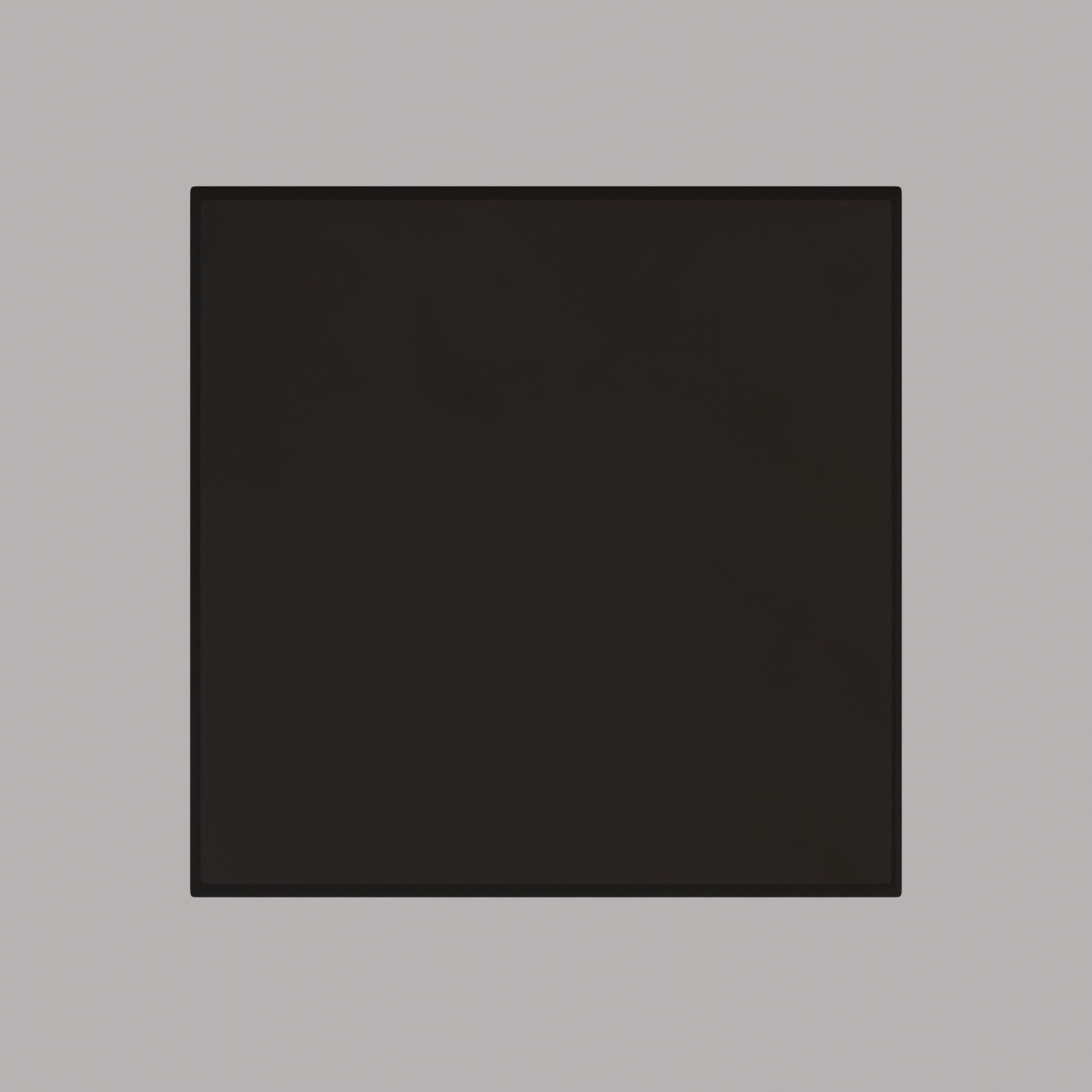 Glass-top Side Table Black Gold Low-poly 3D model_4