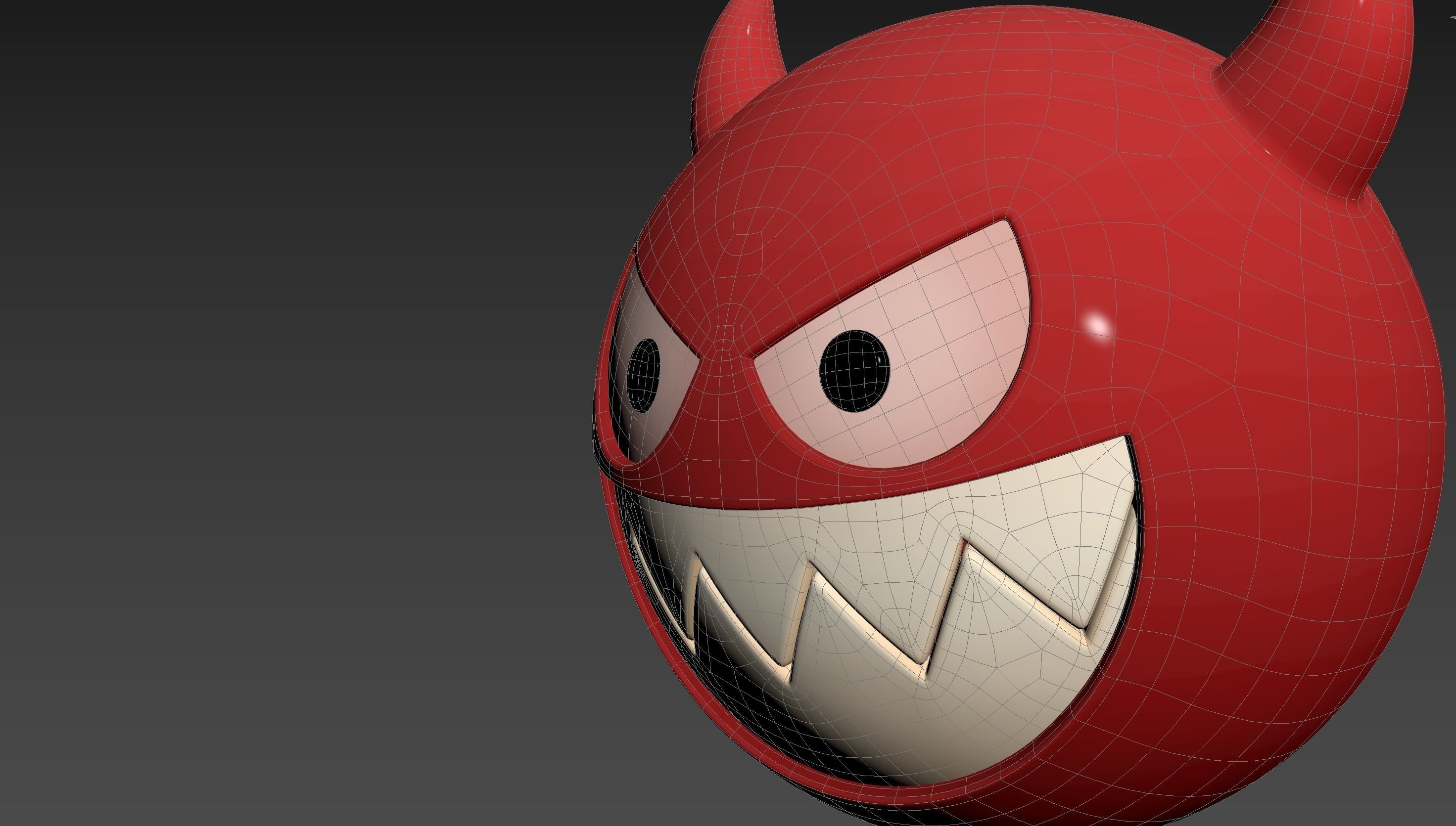 Character241 Devil Face 3D model | CGTrader