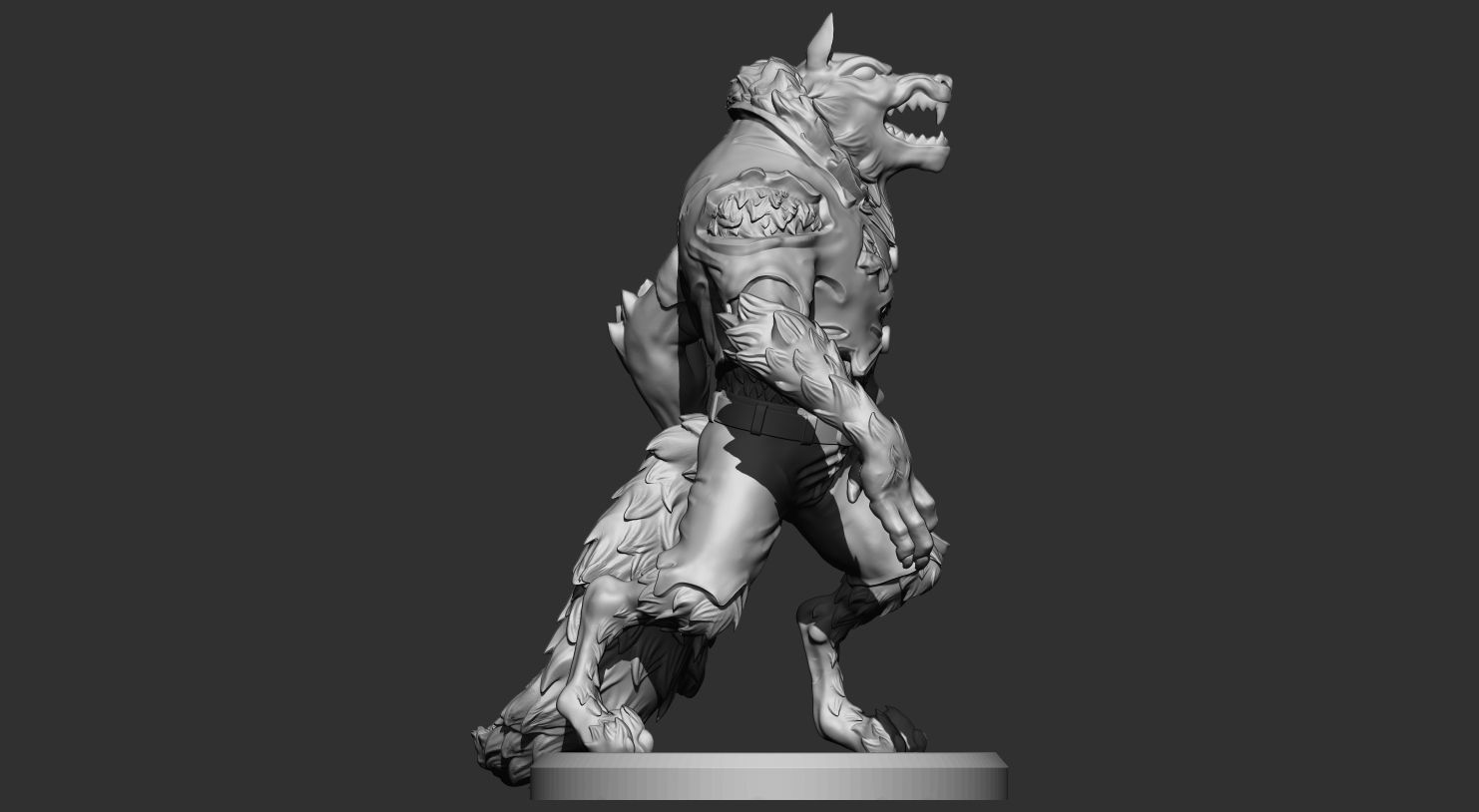WEREWOLF DAD 3D print model_19
