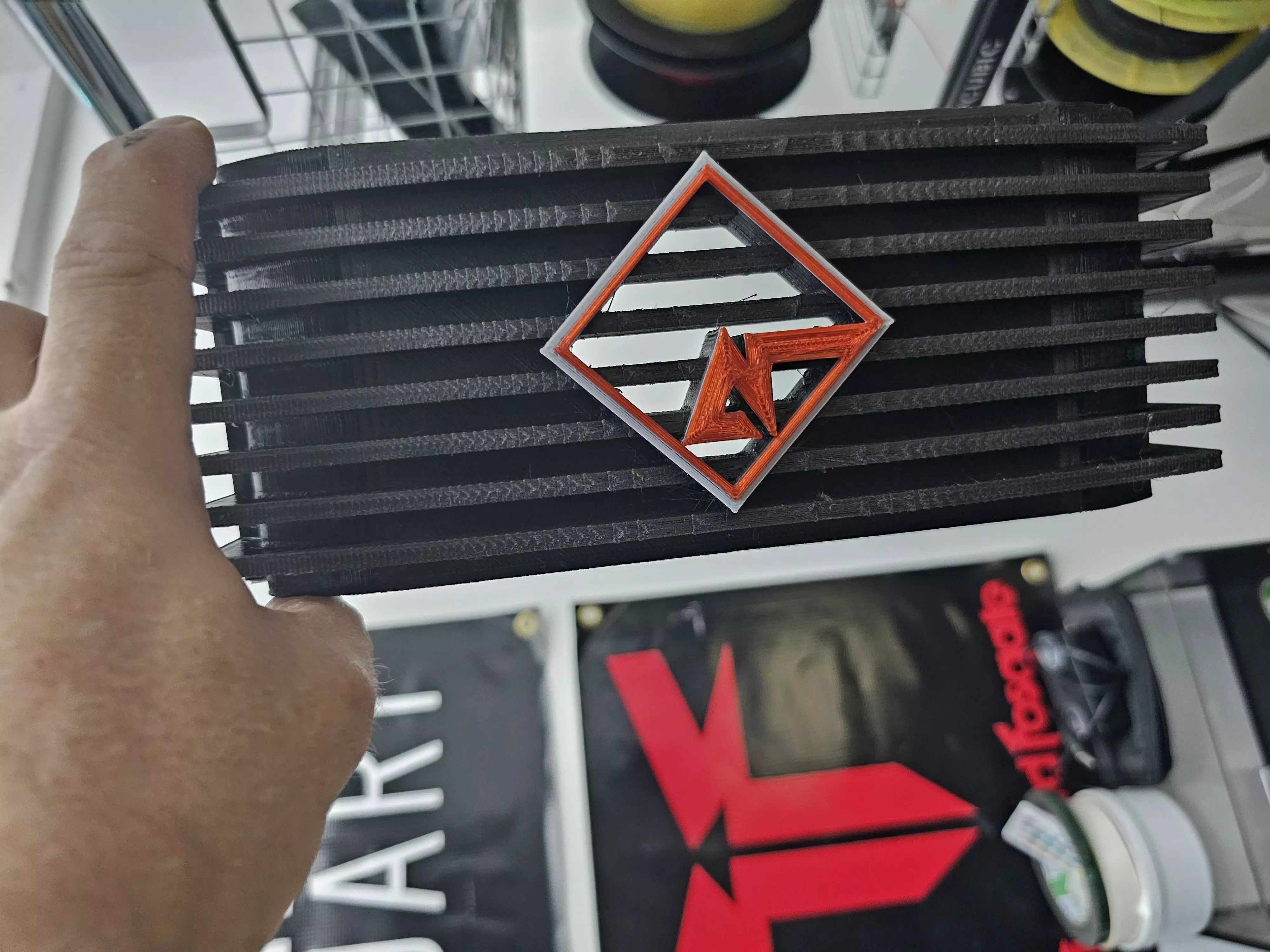 Old School car Audio Rockford Fosgate Amp Links 3D print model_0