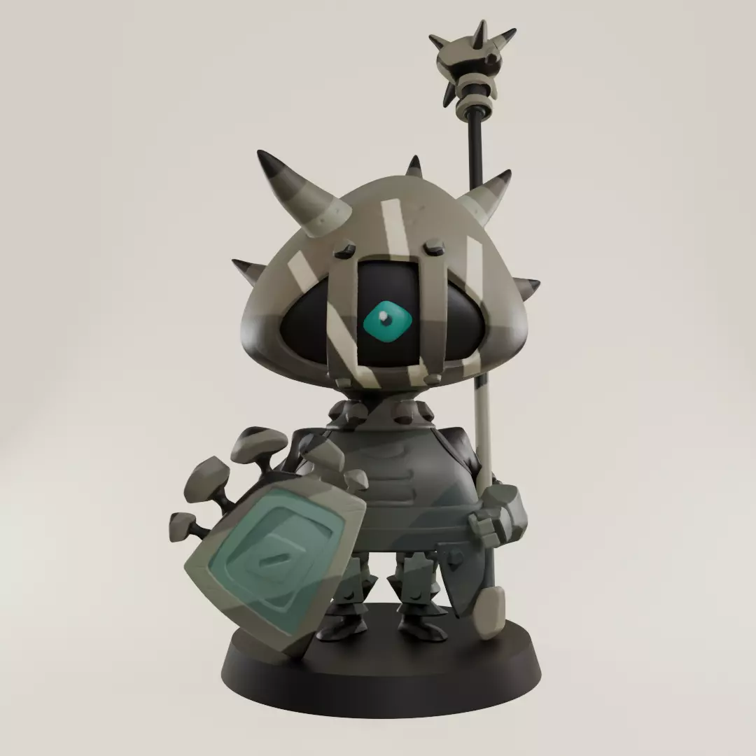 Gaze Knight 3D print model_0