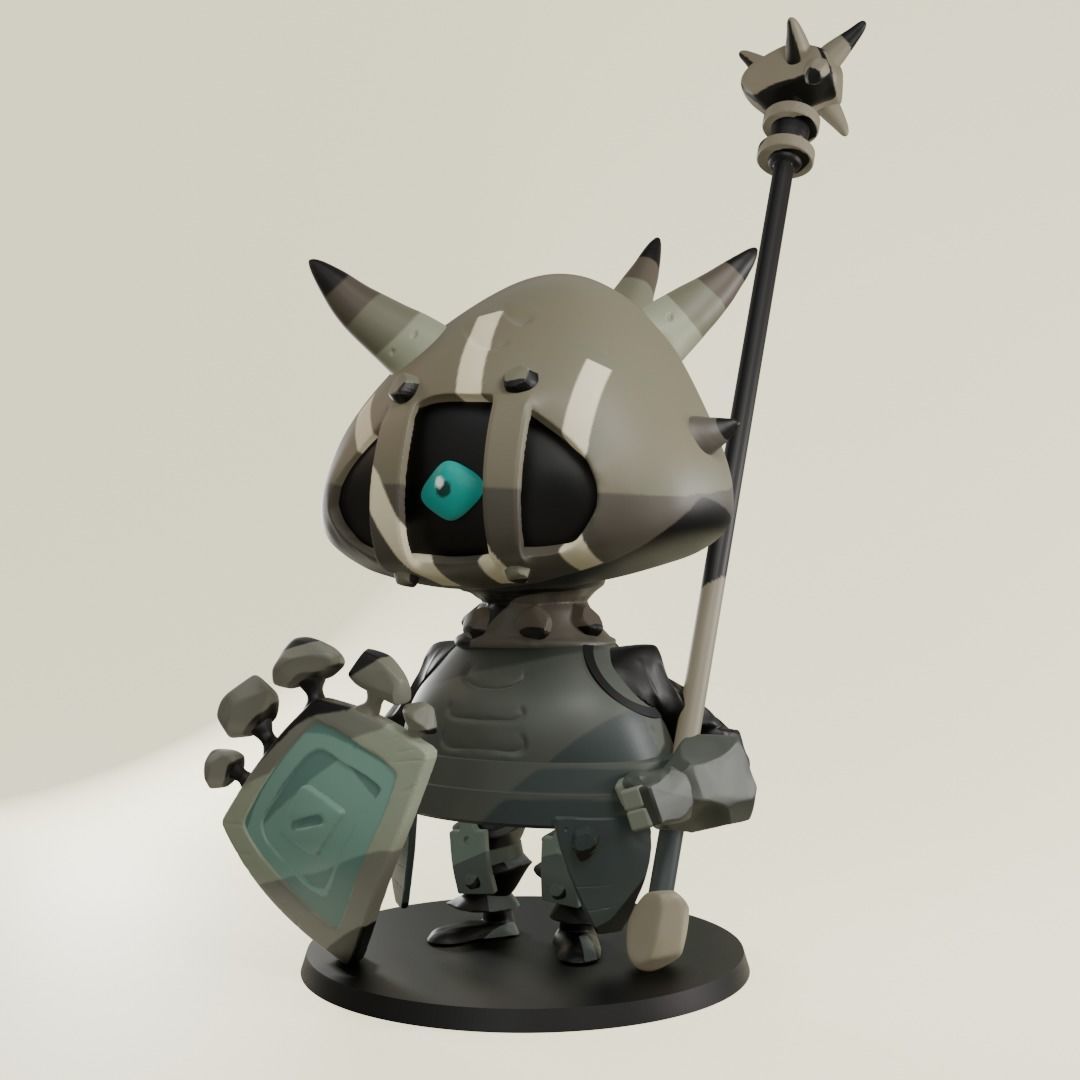 Gaze Knight 3D print model_2