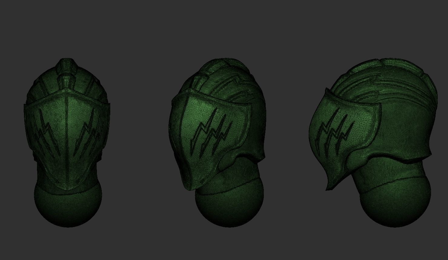 Heralds of the Storm - Helmet Bundle 3D print model_9