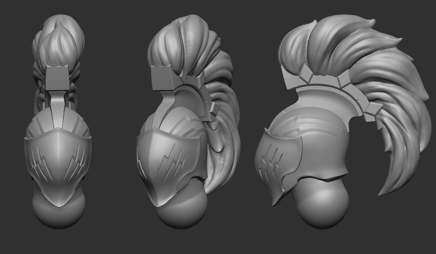 Heralds of the Storm - Helmet Bundle 3D print model_2
