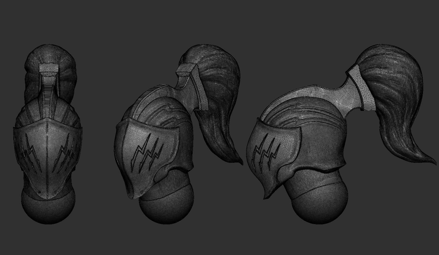 Heralds of the Storm - Helmet Bundle 3D print model_5