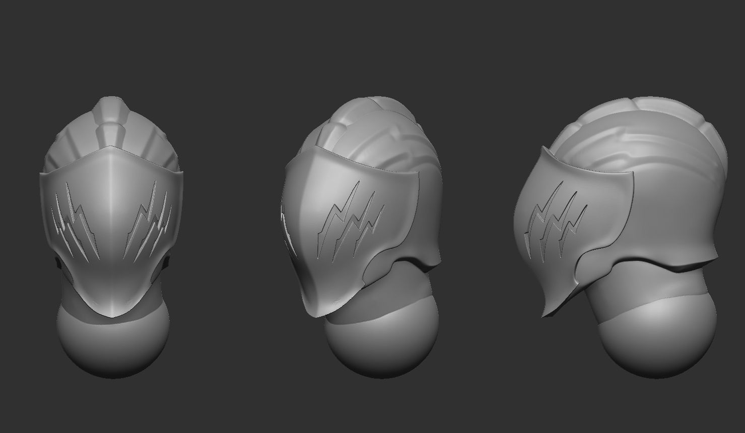 Heralds of the Storm - Helmet Bundle 3D print model_8