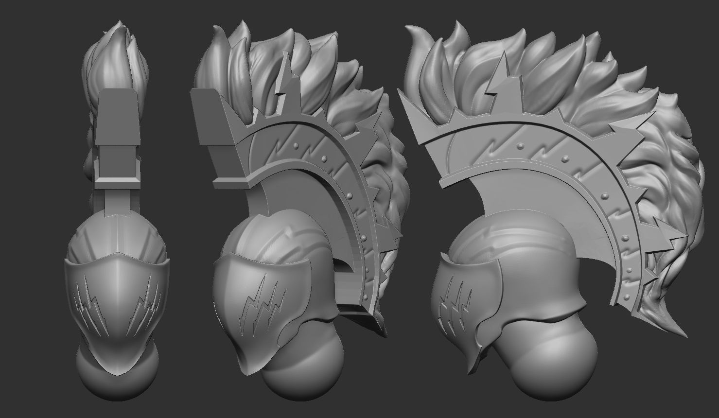 Heralds of the Storm - Helmet Bundle 3D print model_6