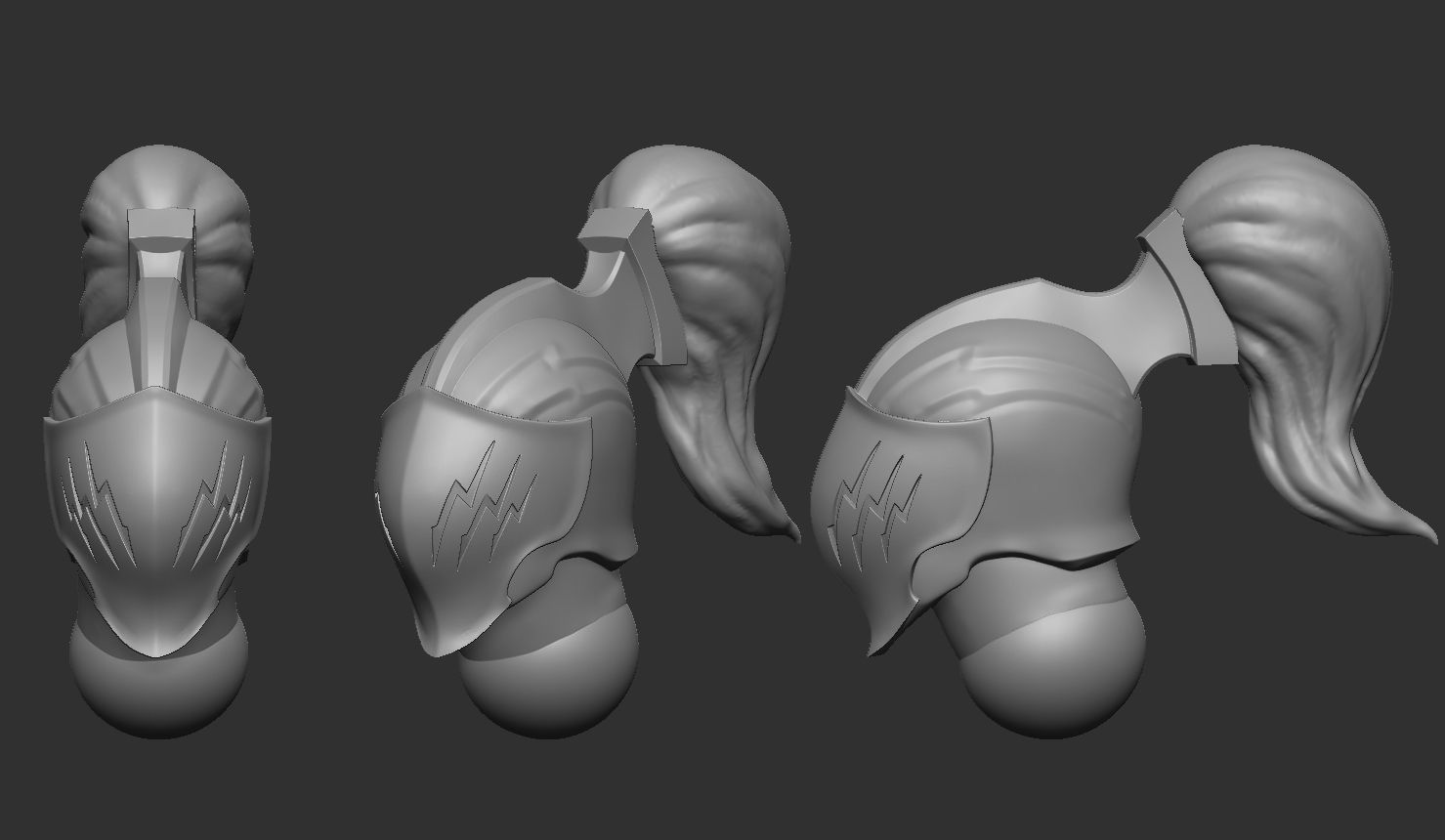 Heralds of the Storm - Helmet Bundle 3D print model_4