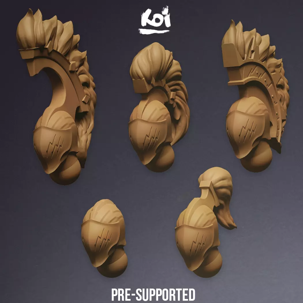 Heralds of the Storm - Helmet Bundle 3D print model_0