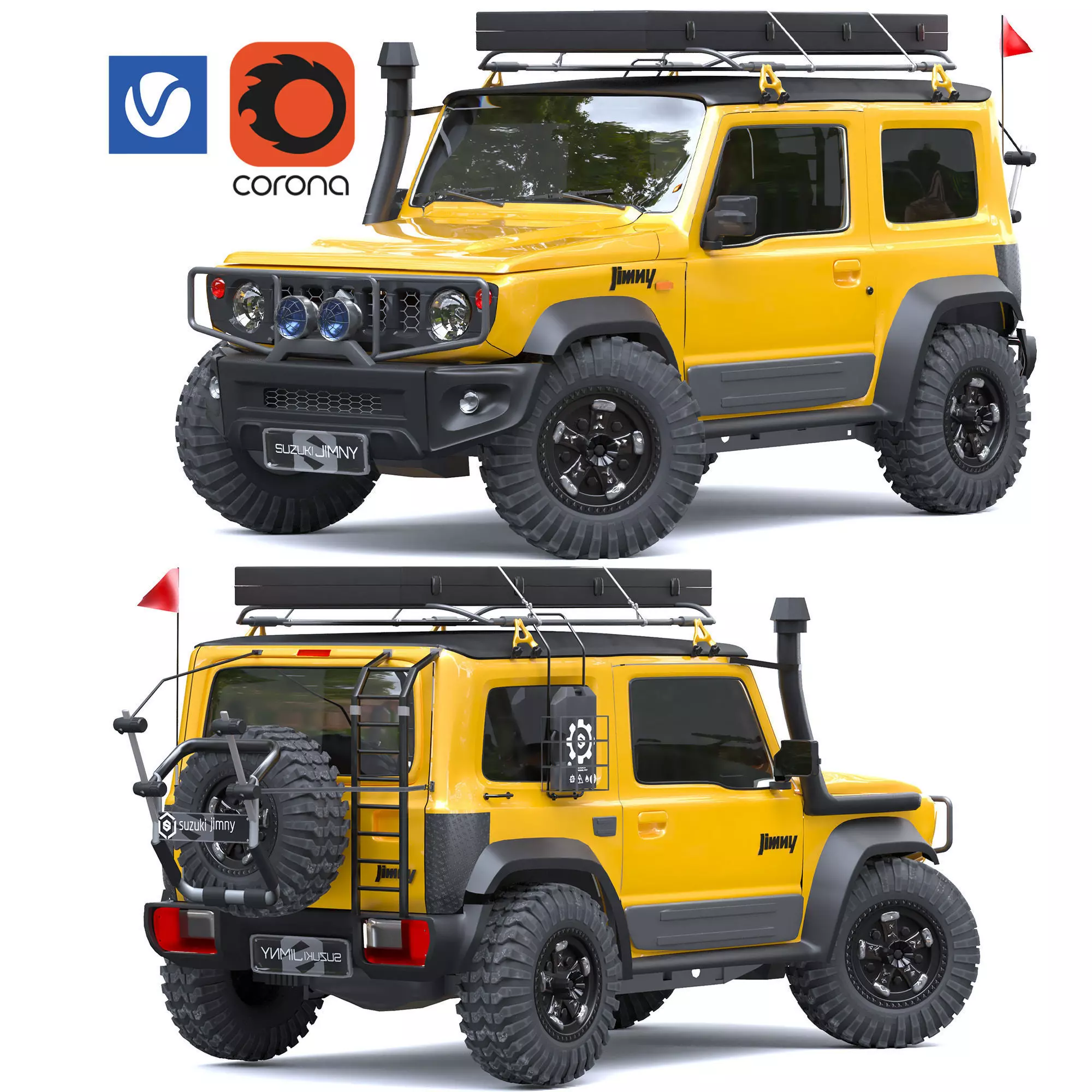 SUZUKI JIMNY 3D model_0